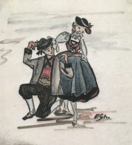 Tanzpaar- Titelbild der Reichenauer Nachbarschaftsmusi