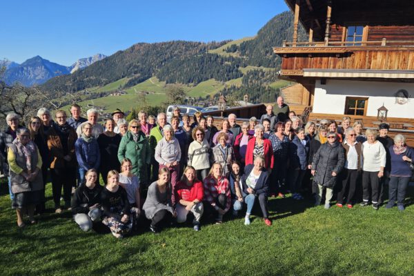 TeilnehmerInnen Singwochenende Alpbach 2025