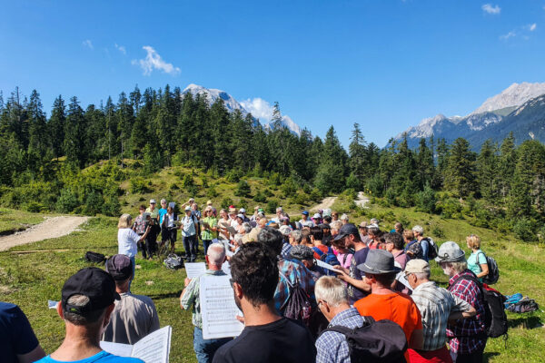 Singen auf dem Katzenkopf Leutasch